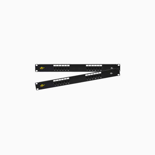 DataComm 20-5612 CAT6 Universal 12-Port Patch Panel