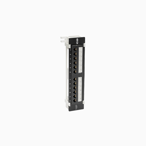 Eaton Tripp Lite N250-P12 CAT6 Wall-Mount, 12-Port Patch Panel