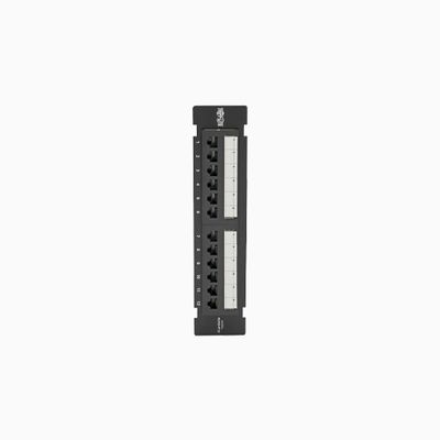 Tripp Lite N250-P12 CAT6 Wall-Mount, 12-Port Patch Panel PoE+