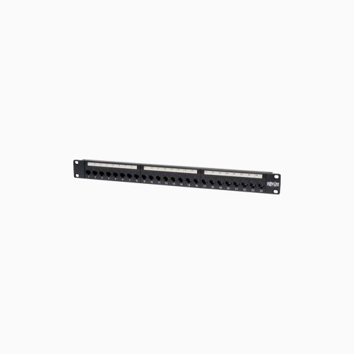 Tripp Lite N254-024 24-Port 1U Rack-Mount CAT6/CAT5 Feedthrough