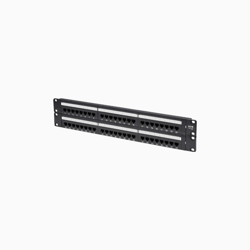 Eaton Tripp Lite N252-048 48-Port CAT5 CAT6 110 Patch Panel 2U