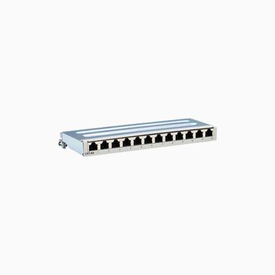 Tripp Lite N250-SH12-DIN6A 12-Port CAT6 Patch Panel, DIN Mount