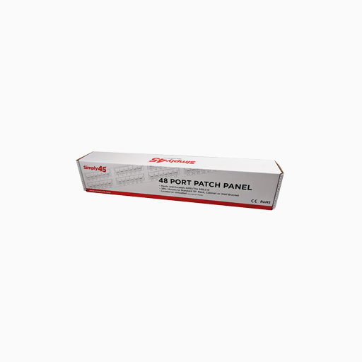 Simply45 S45-2048U Unloaded 48-Port Unshielded Keystone