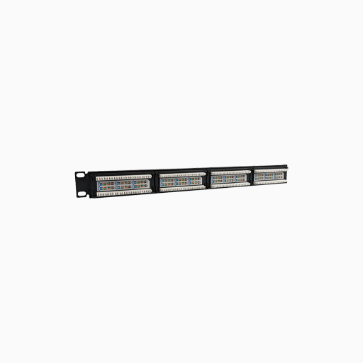 Simply45 S45-2524 Network Patch Panel, 24-Port CAT5E, Loaded