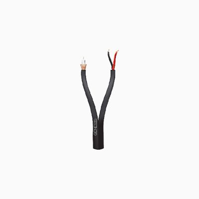 Genesis 51045008 RG59 BC with BC Braid and 18/2 Outdoor, Black