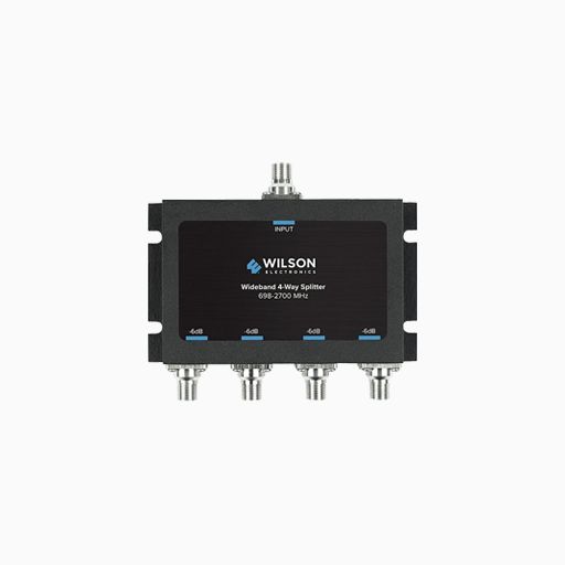 Wilson 850036 Coax Cable 4-Way Splitter, dB, 75 Ohms, F-Female