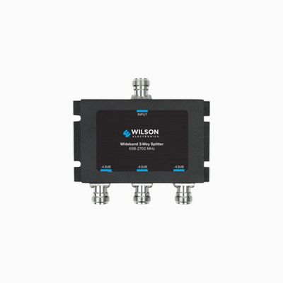 Wilson 859112 3-Way Splitter, 600-4000 MHz, 50 Ohms, 4.8 dB
