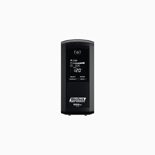 UltraTech UPS 0E 1000V9RD Battery Backup 1000VA 600W