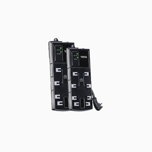 UltraTech 0E-SRGEWDPLG 8-Outlet Surge Protector, 4 Wide-spaced