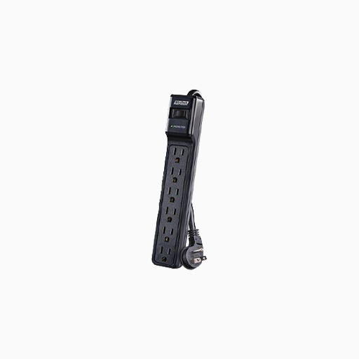 UltraTech 0E-SRGE6F2PK 6-Outlet Surge Protector, 2-Pack