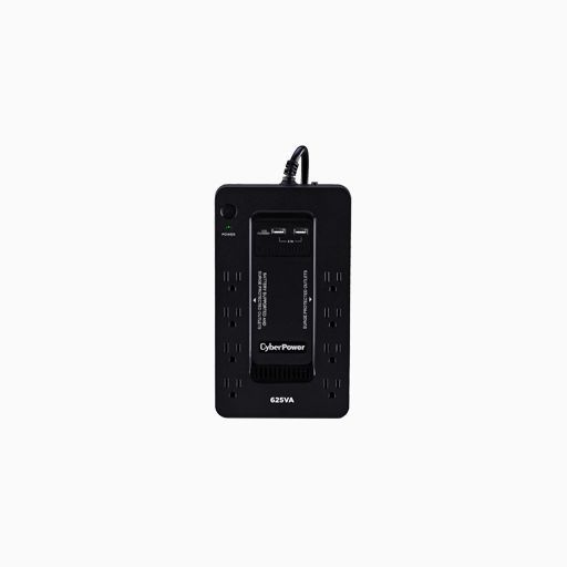 CyberPower ST625U Standby Series 8-Outlet UPS System, 625VA