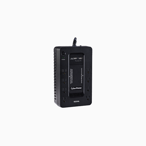 CyberPower ST625U Standby Series 8-Outlet UPS System, 625VA