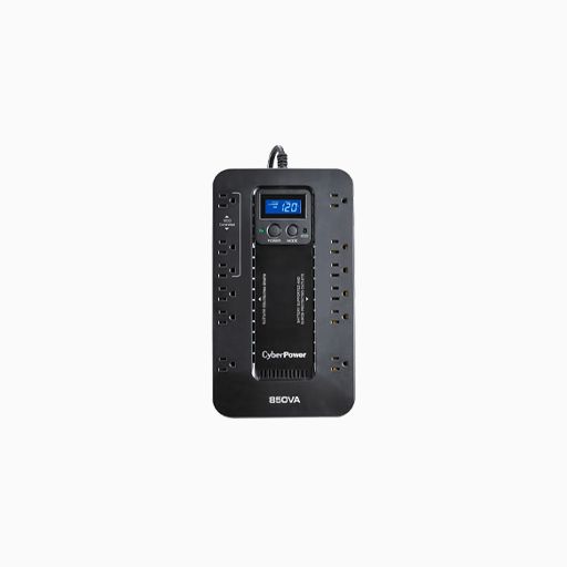 CyberPower EC850LCD Ecologic Series Compact UPS System 850VA