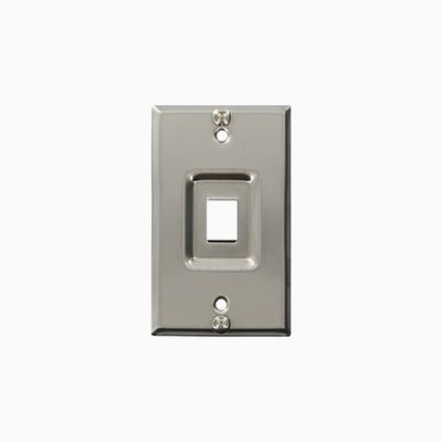 Leviton 4108W-1SP Recessed Stainless-Steel QuickPort