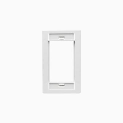 Leviton 41290-SMW Outlet Faceplate, White