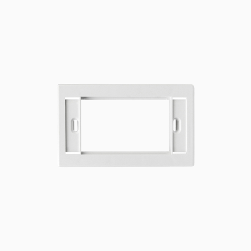 Leviton 41290-SMW Outlet Faceplate, White