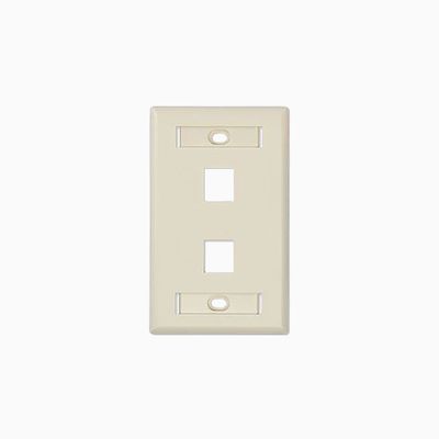 Belden AX102660 KeyConnect Single-Gang Faceplate, 1-Port
