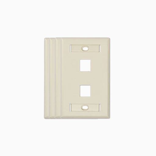 Belden AX102660 KeyConnect Single-Gang Faceplate, 1-Port