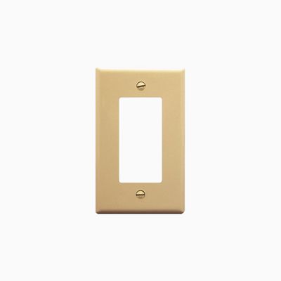 ICC IC107DFSIV Decorex Faceplate with One Insert Space, Ivory