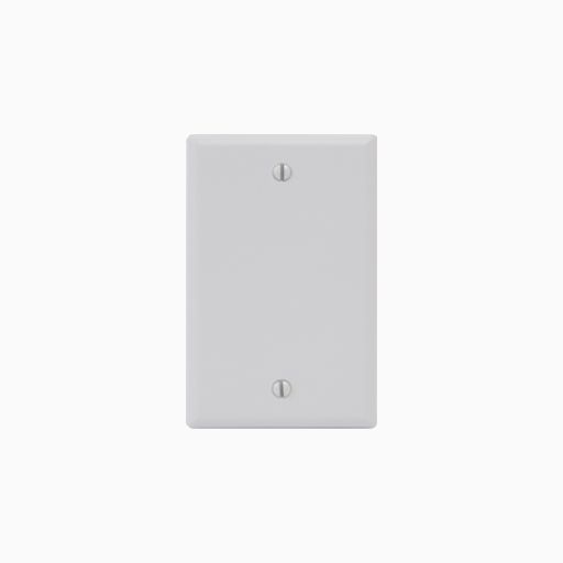 ICC IC630EB0WH Single-Gang Blank Faceplate, White