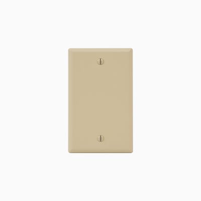 ICC IC630EB0IV Faceplate Blank with Single Gang, Ivory