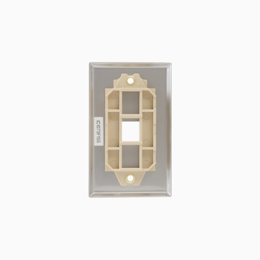 ICC IC107SF1SS Classic Stainless-Steel Faceplate EZ/HD Style