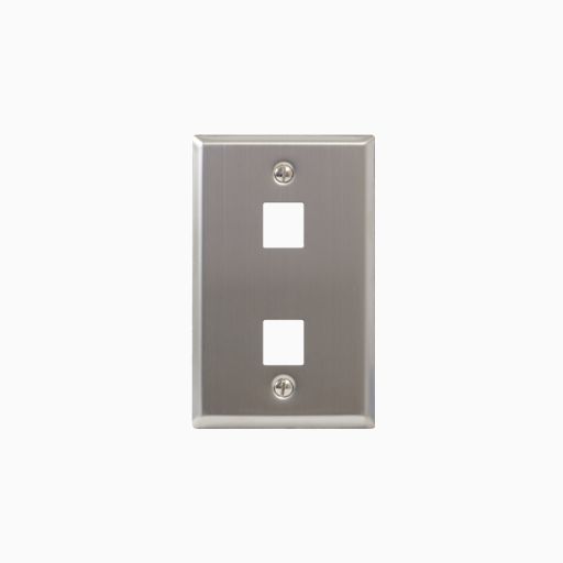 ICC IC107SF2SS Classic Stainless-Steel Faceplate EZ/HD Style