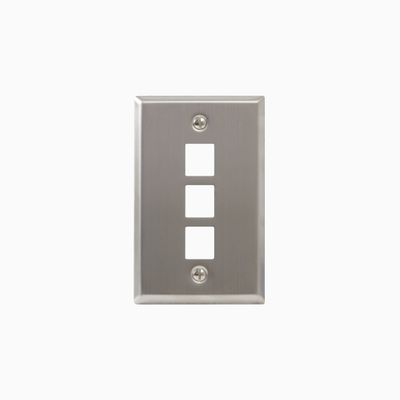 ICC IC107SF3SS Classic Stainless-Steel Faceplate EZ/HD Style