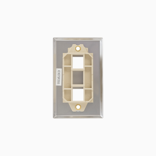 ICC IC107SF2SS Classic Stainless-Steel Faceplate EZ/HD Style