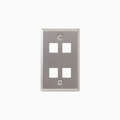 ICC IC107SF4SS Classic Stainless-Steel Faceplate EZ/HD Style