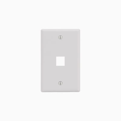 ICC IC107F01BK Classic Faceplate with 1-Port for EZ HD Style
