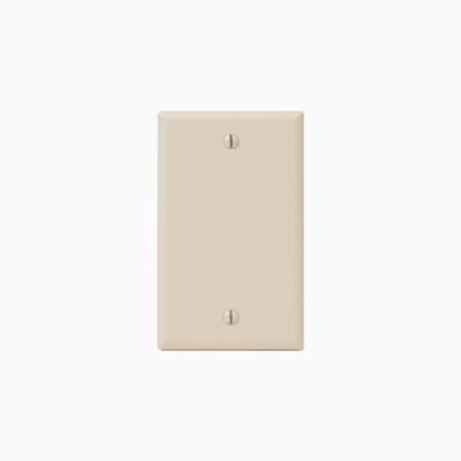 ICC IC630EB0AL Faceplate Blank with Single Gang, Almond