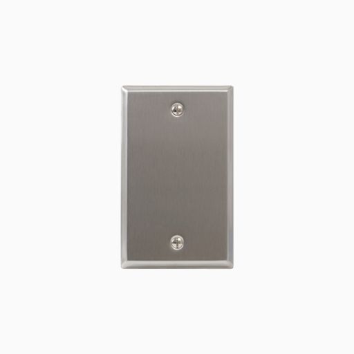 ICC IC630EBSSS Faceplate Blank with Double Gang, Stainless Steel