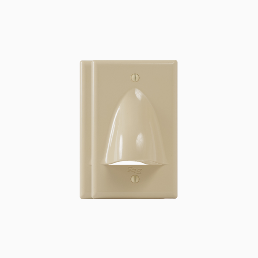 ICC IC640BSSIV Bulk Nose Faceplate in Single Gang, Ivory