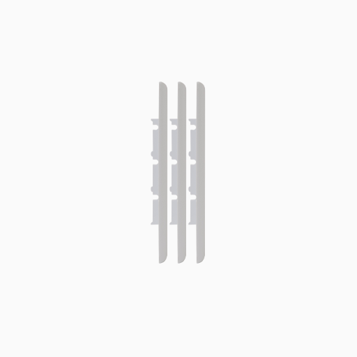 ICC IC107FT0WH Classic Faceplate with 12-Port for EZ HD Style