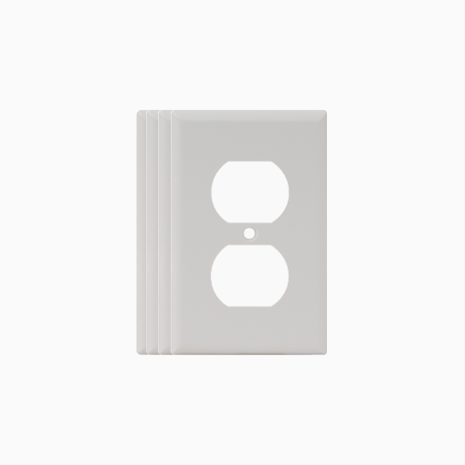 ICC IC106FP2WH 2-Port Single Gang Electrical Faceplate, White