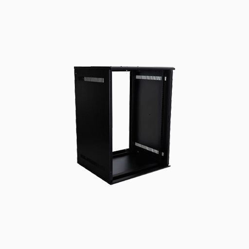 Strong SR-WM-16U Wall Mount Rack, 16U, 20" Depth, Steel, Black