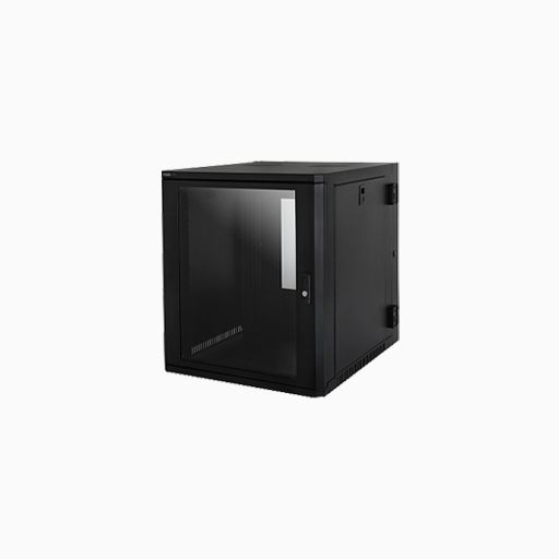 Strong SR-WMS-10U Wall Mount Rack System, 10U, Steel, Black