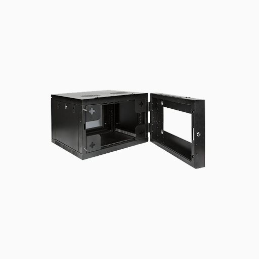 Strong SR-WMS-6U Wall Mount Rack System, 6U, Steel, Black