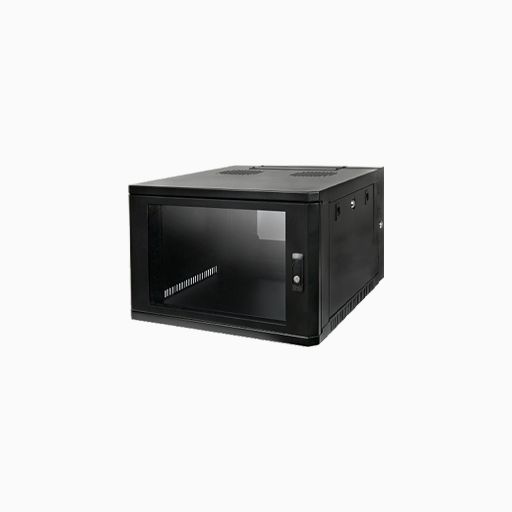 Strong SR-WMS-6U Wall Mount Rack System, 6U, Steel, Black