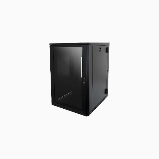 Strong SR-WMS-16U Wall Mount Rack System, 16U, Steel, Black