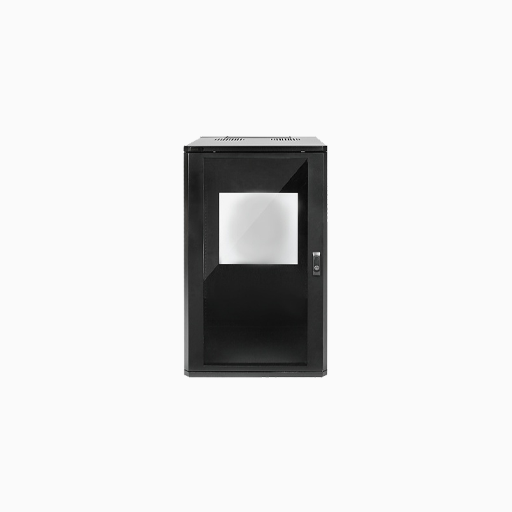 Strong SR-WMS-18U Wall Mount Rack System, 18U, Steel, Black