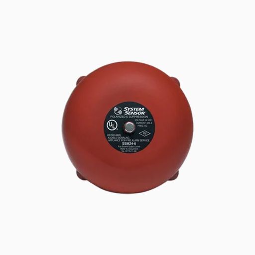 System Sensor SSM24-6A 6" Fire Bell, 24VDC