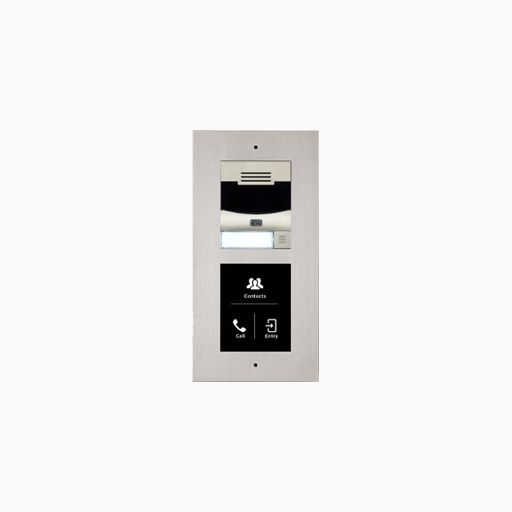 2N 01273-001 IP Verso Main Unit with Camera and 1-Button, Nickel
