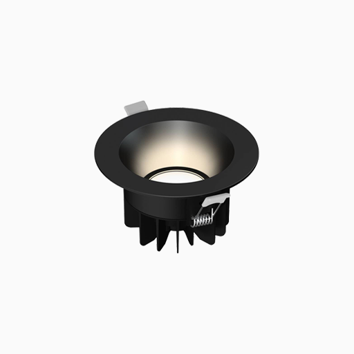 Artika Skyview 4-inch Regressed Round 5CCT Black LED Light