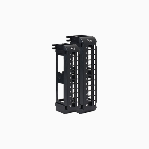 ICC IC107BP12V 12-Port Wall-Mount Blank Patch Panel, HD Style