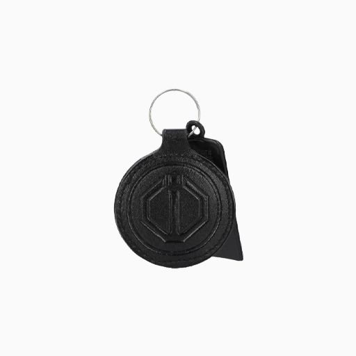 CDVI BP Leather Key Ring Badge