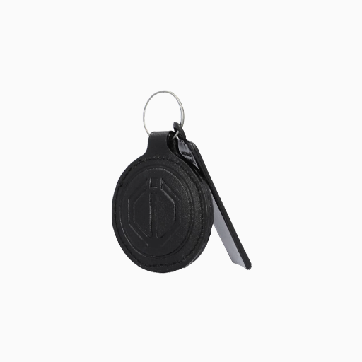 CDVI BP Leather Key Ring Badge