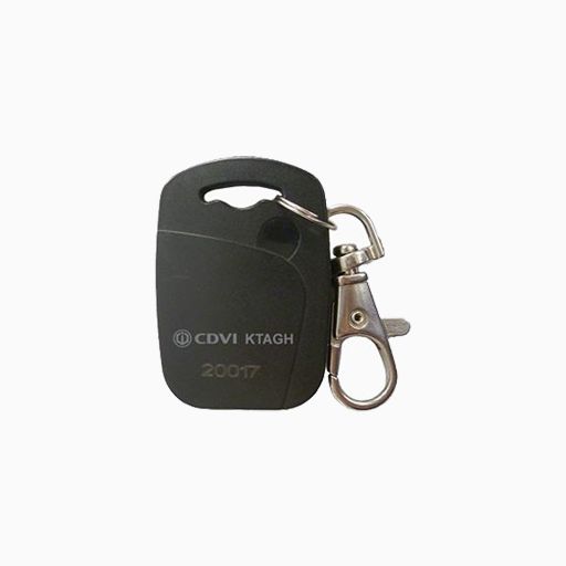 CDVI KTAGH25 HID Black Key Ring Badge 25-Pack