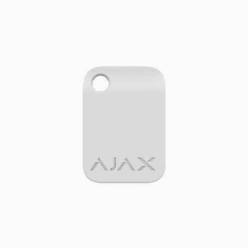 AJAX 42851.90.WH Contactless Key Fob, 10-Piece, White